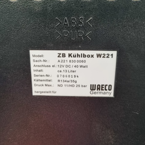 کول باکس مرسدس بنز W221
