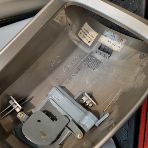 قاب آینه چراغدار مرسدس بنز W210  اصلی