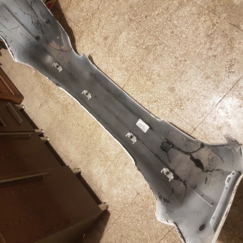 سپر عقب یک سمت اگزوز مرسدس بنز W204 اصلی