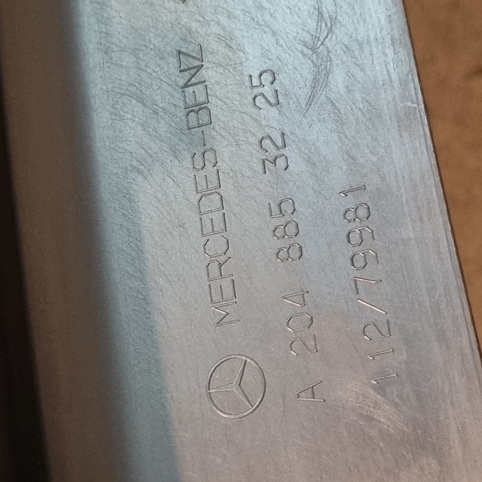 دیفیوزر سپر عقب مرسدس بنز W204 AMG اصلی