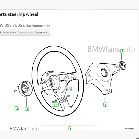 برگردان راهنما بی ام و E36 اصلی