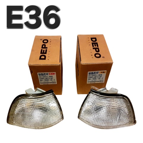 جفت راهنما سفید دپو بی ام و E36 جنس قدیم