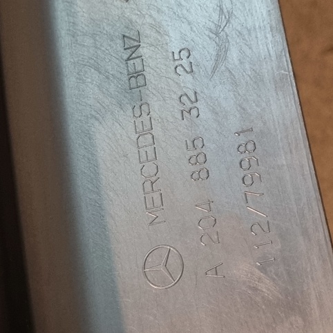 دیفیوزر سپر عقب مرسدس بنز W204 AMG اصلی