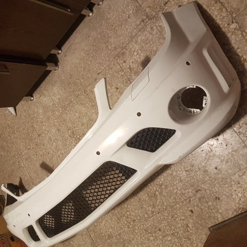 سپر جلو سفید مرسدس بنز W204 AMG C64 اصلی