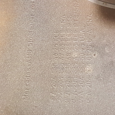 سپر جلو سفید مرسدس بنز W204 AMG C64 اصلی